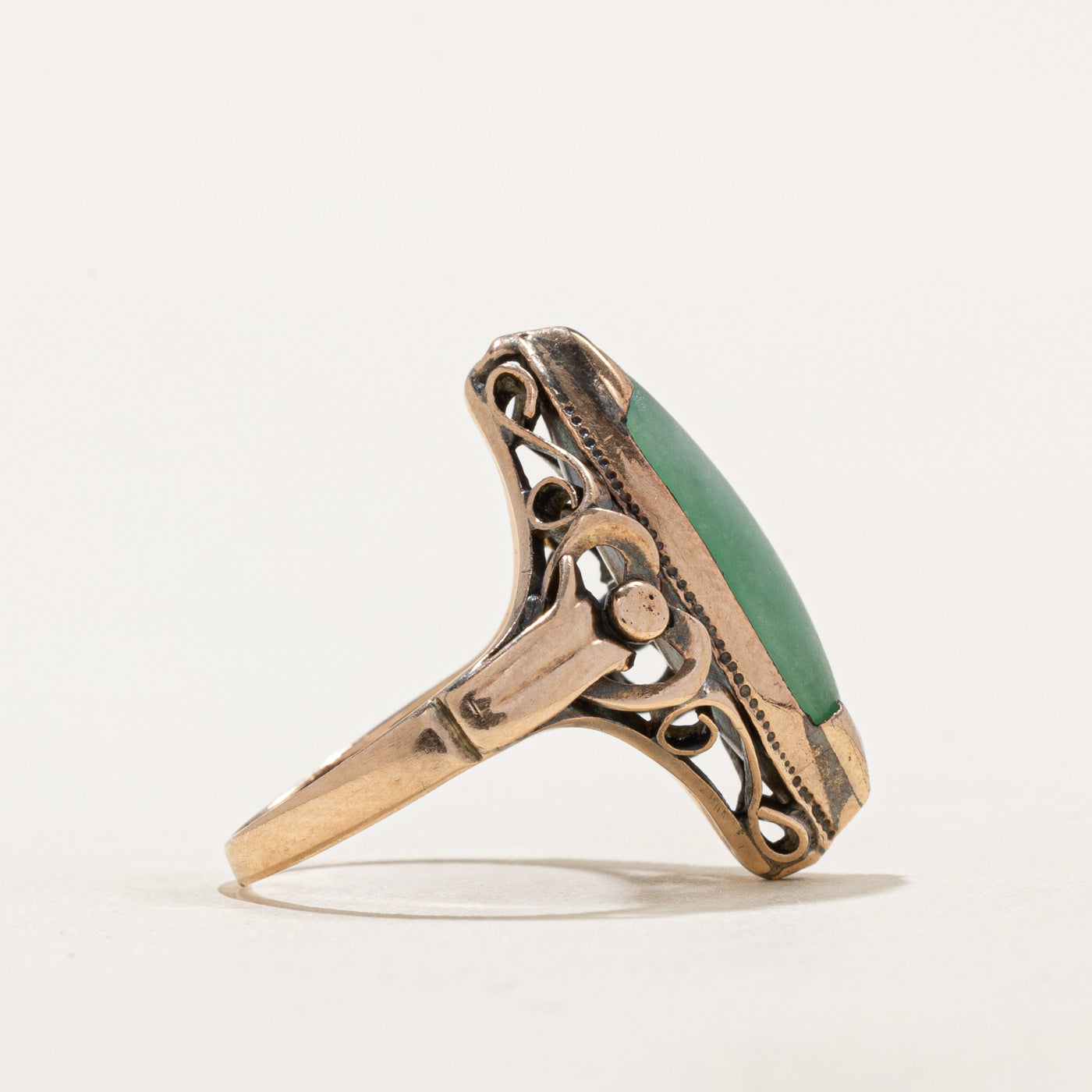 Single Stone Aventurine Quartz Ring | 3.00ct | SZ 4.25