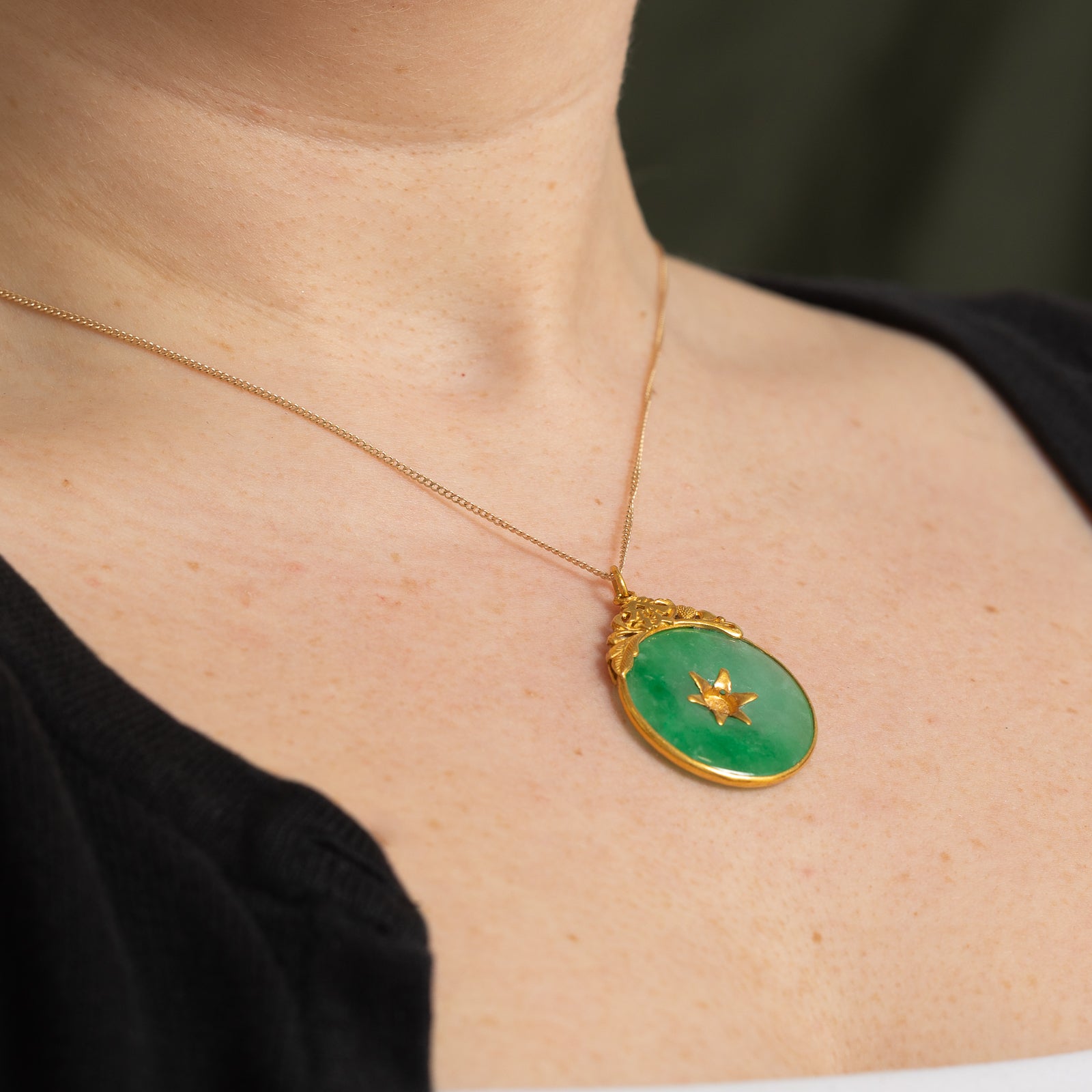 Chinese Donut Jadeite Pendant | 20.00ct