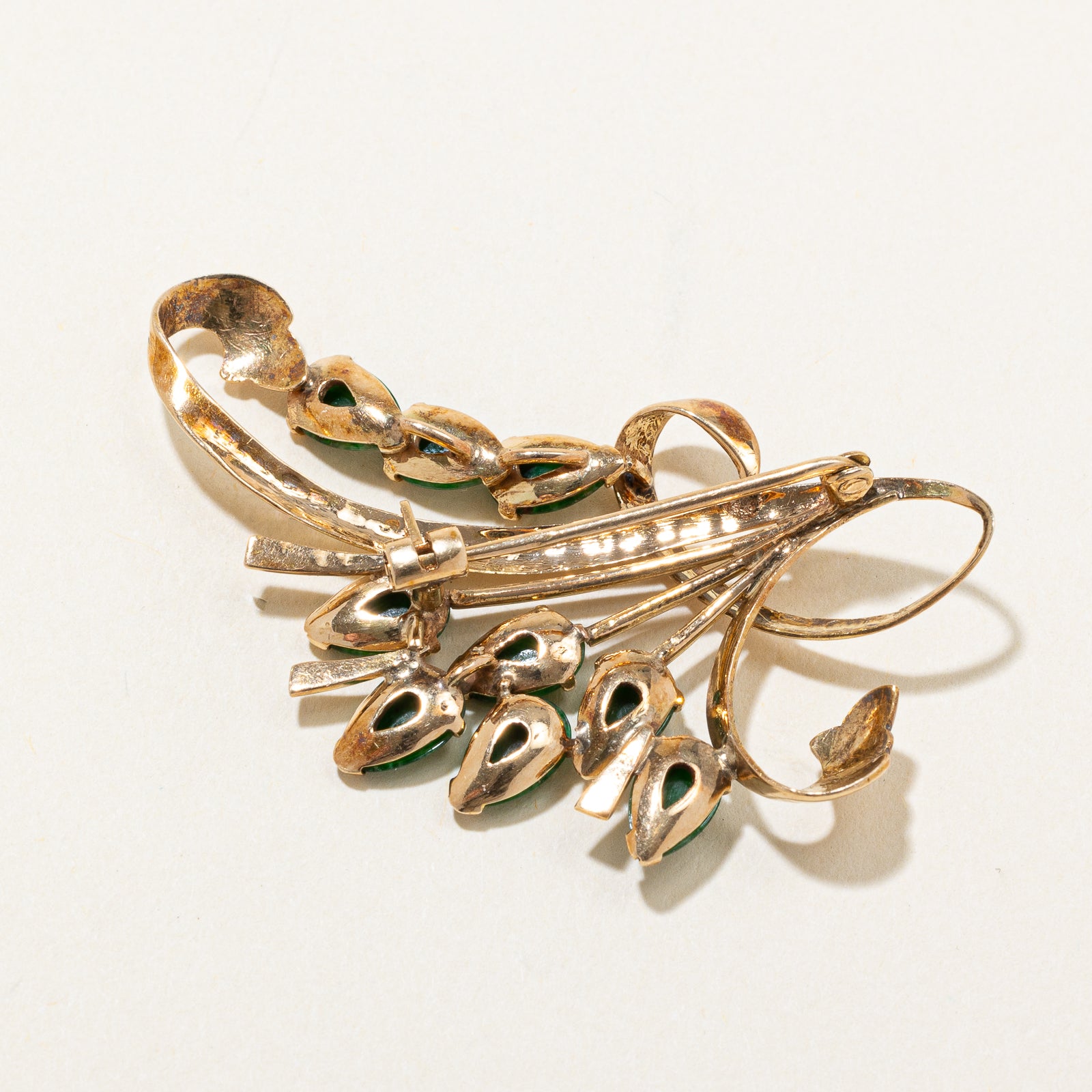 Jadeite Floral Brooch | 4.00ctw
