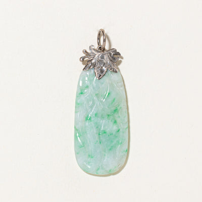 Carved Jadeite Pendant | 30.00ct
