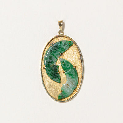 Jadeite Pisces Pendant | 4.00ctw