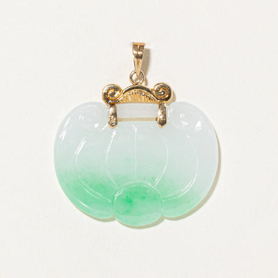 Carved Jadeite Pendant | 40.00ct