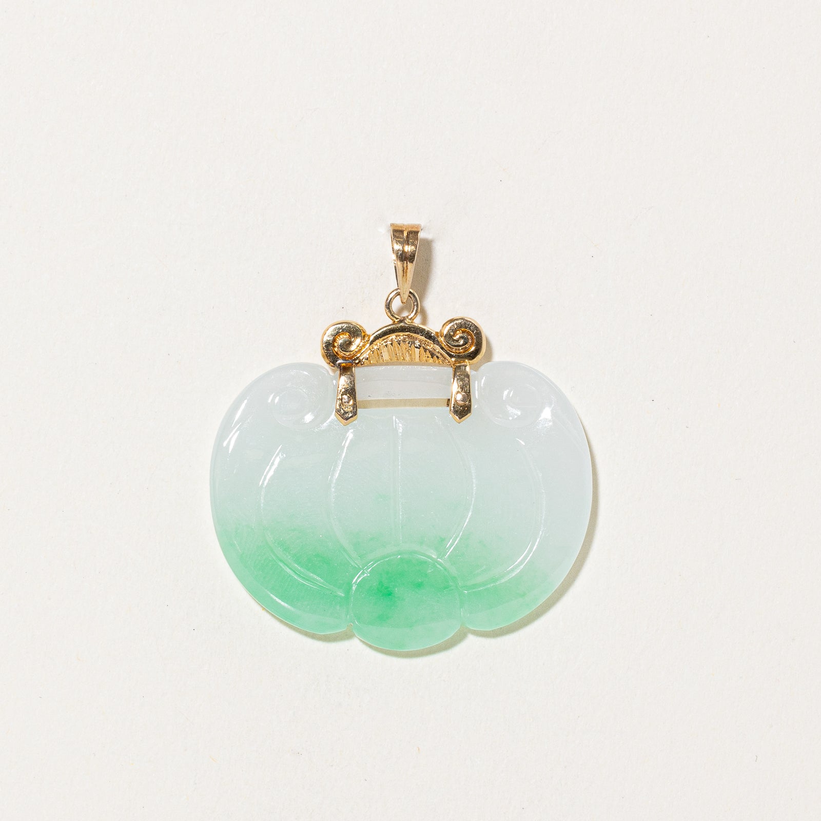 Carved Jadeite Pendant | 40.00ct