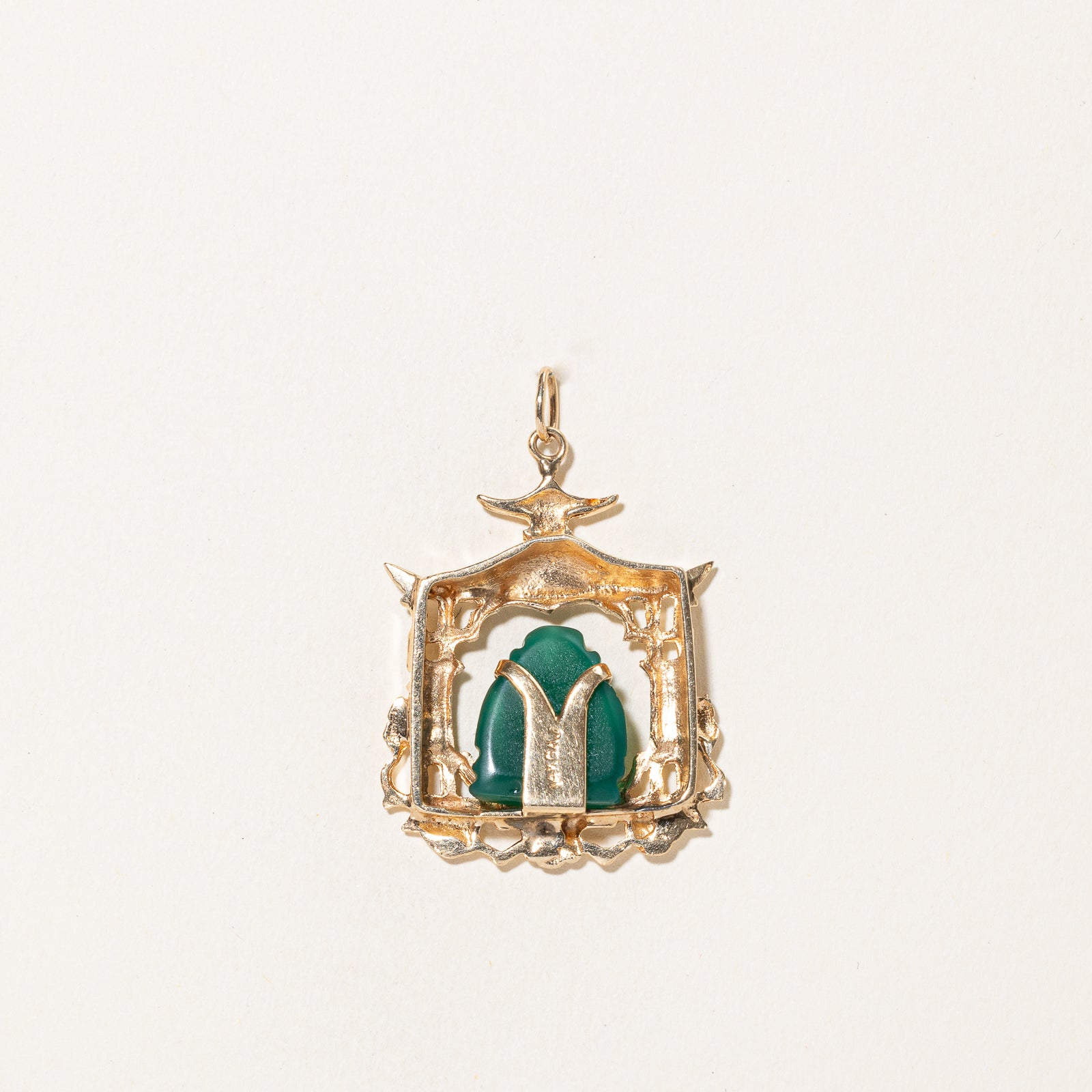 Jadeite Budha Pagoda Pendant | 10.00ct
