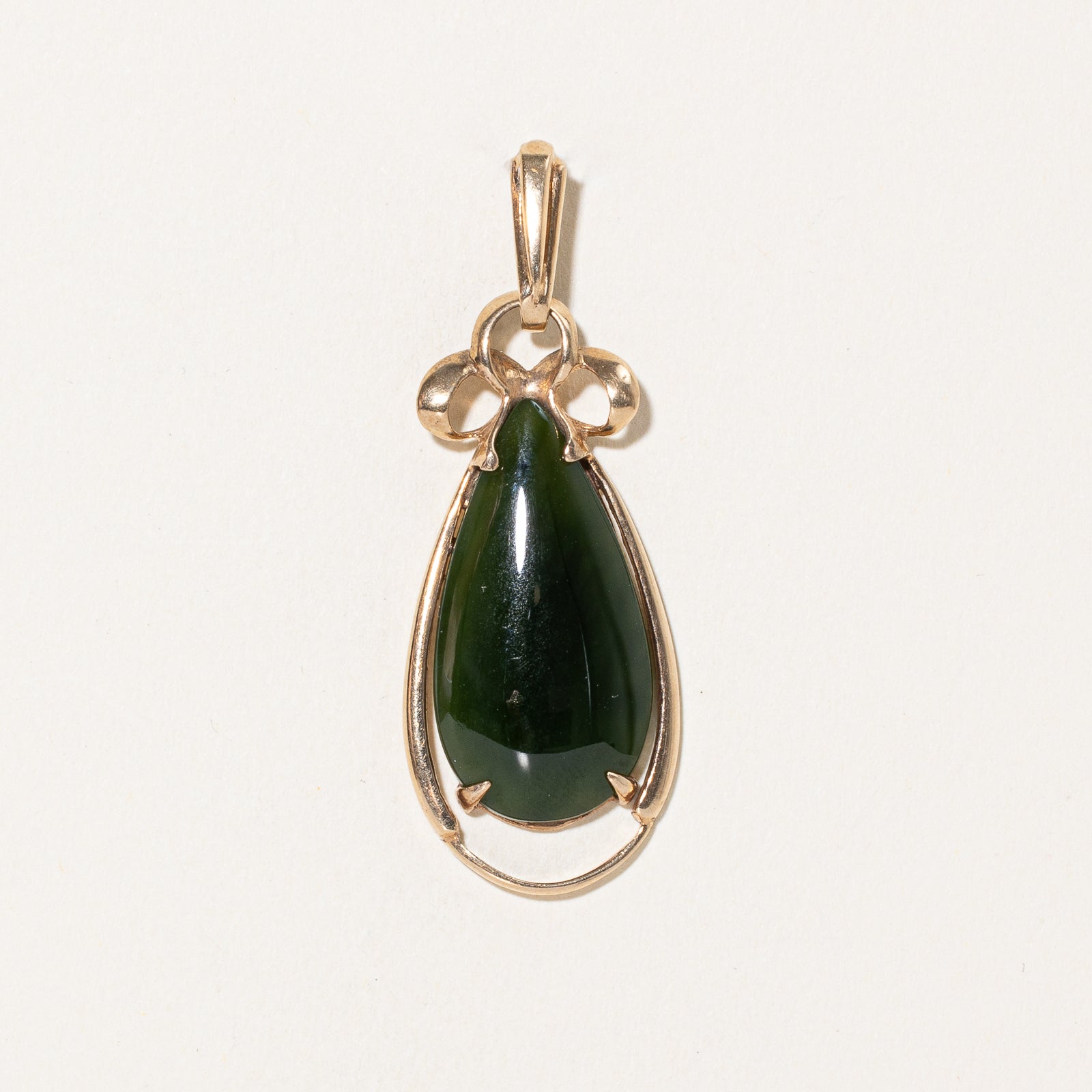 Nephrite Jade Drop Pendant | 7.00ct