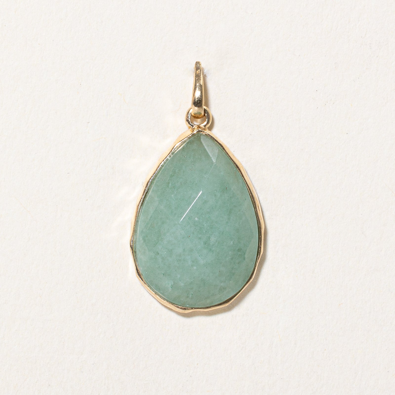 Pear Cut Aventurine Quartz Pendant | 11.00ct