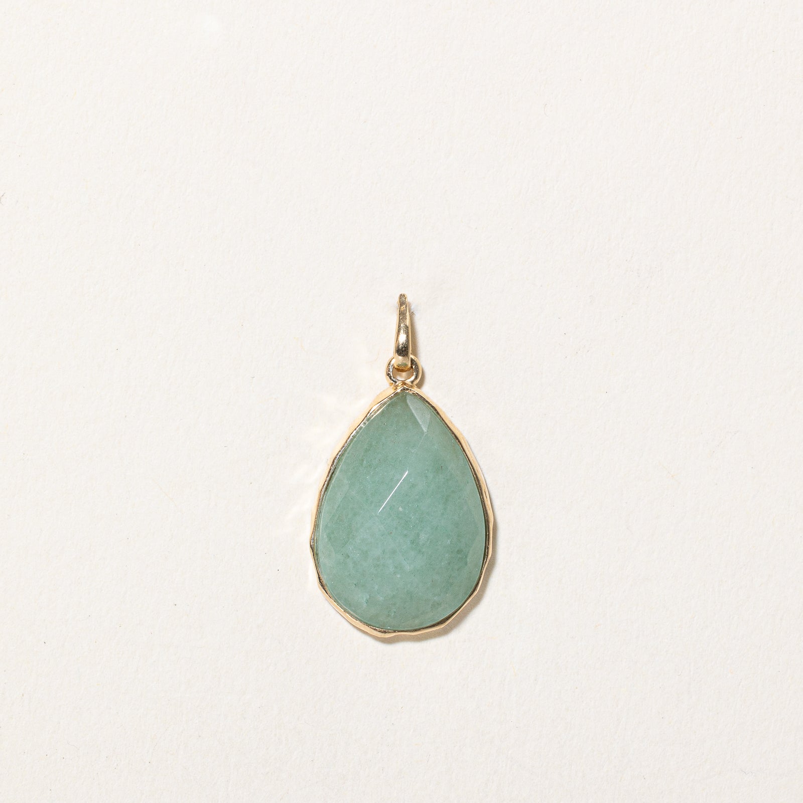 Pear Cut Aventurine Quartz Pendant | 11.00ct