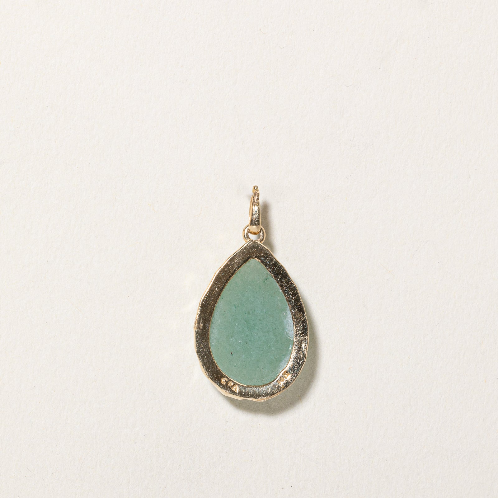 Pear Cut Aventurine Quartz Pendant | 11.00ct