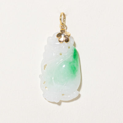 Carved Jadeite Pendant | 20.00ct