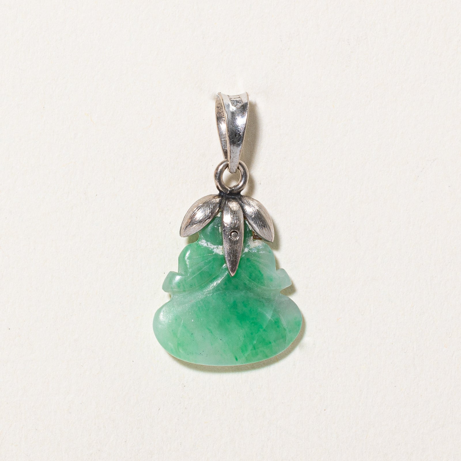 Carved Jadeite Pendant | 4.00ct