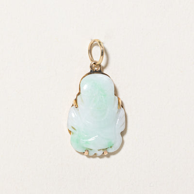 Carved Jadeite Figure Pendant | 8.50ct