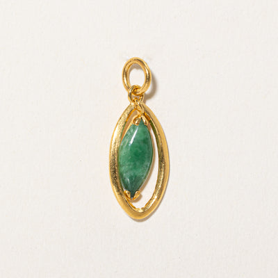 Marquise Cabochon Jadeite Pendant | 1.80ct