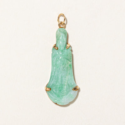 Jadeite Carved Figure Pendant | 16.00ct