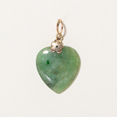 Jadeite Heart Pendant | 14.00ct