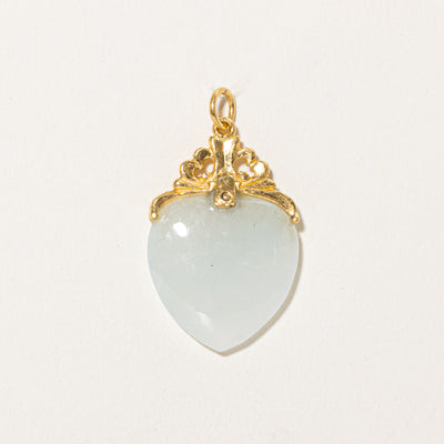 Jadeite Heart Pendant | 28.00ct