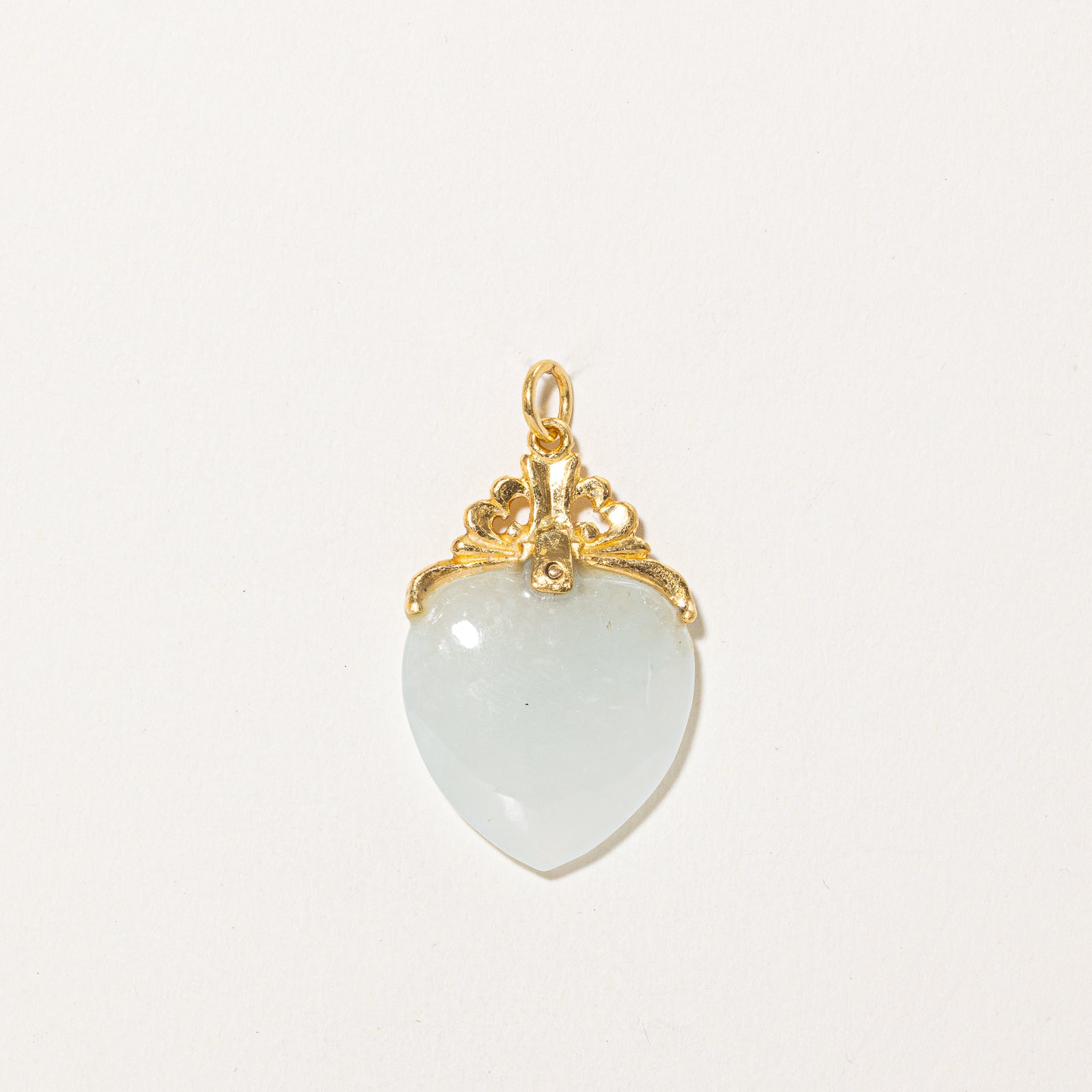 Jadeite Heart Pendant | 28.00ct