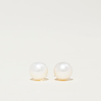 14K Pearl Stud Earrings