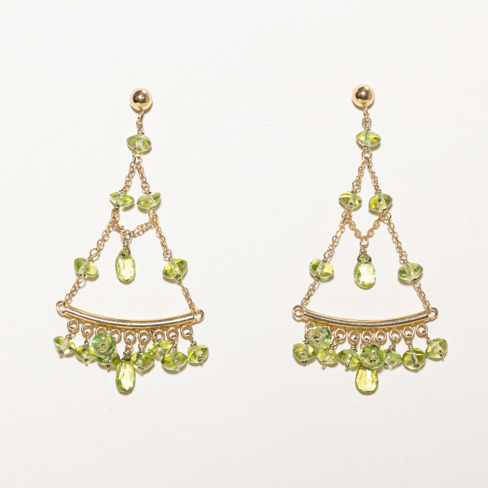 Peridot Chandelier Earrings | 7.00ctw