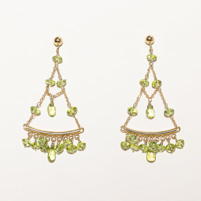 Peridot Chandelier Earrings | 7.00ctw