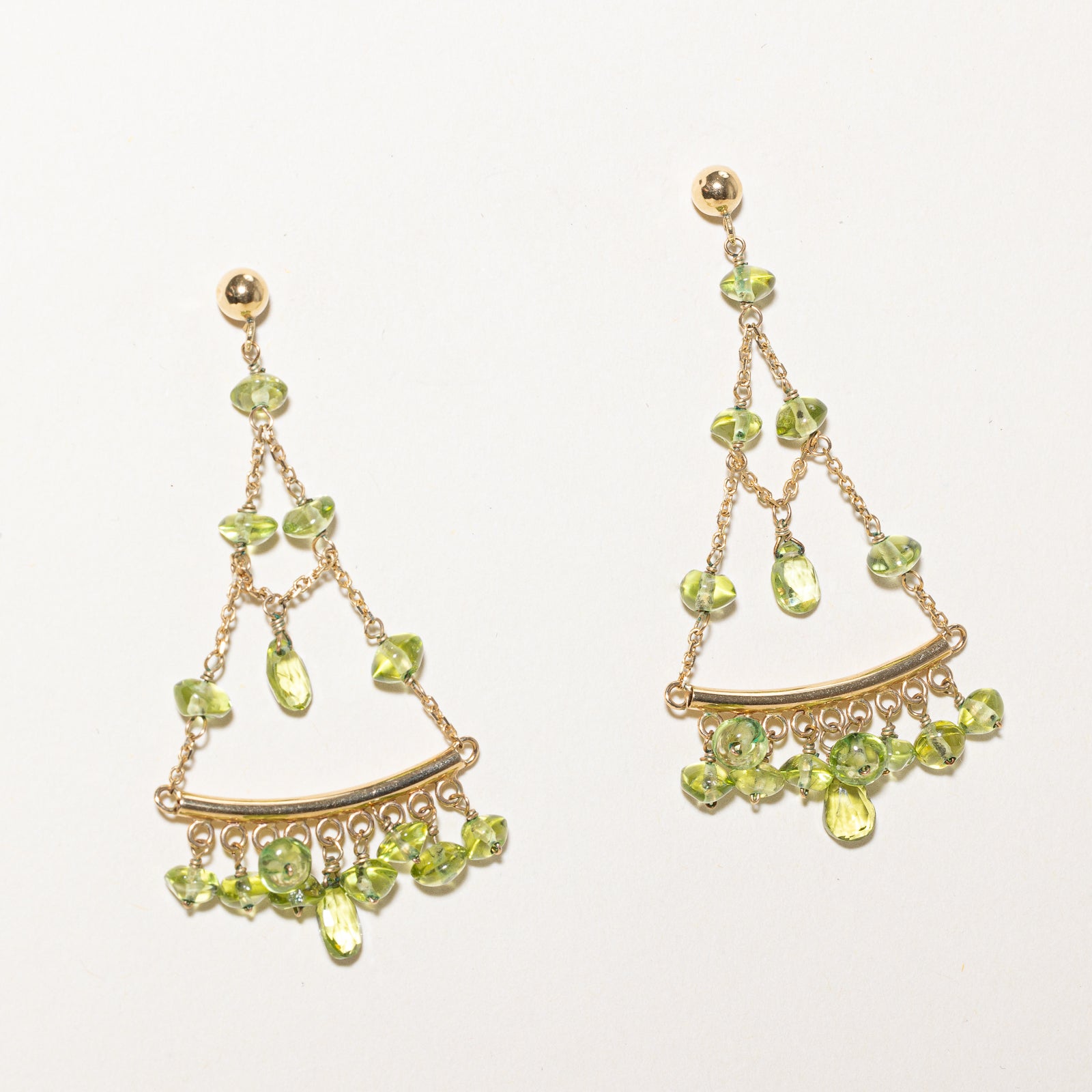 Peridot Chandelier Earrings | 7.00ctw