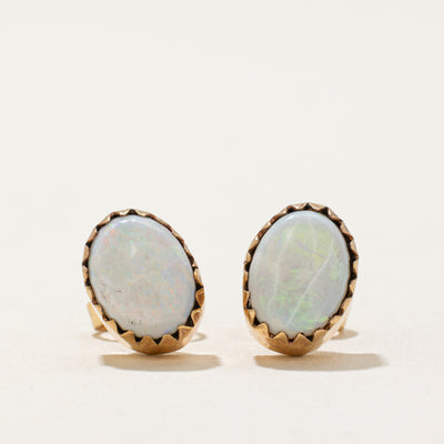 Iridescent Opal Stud Earrings | 1.40ctw