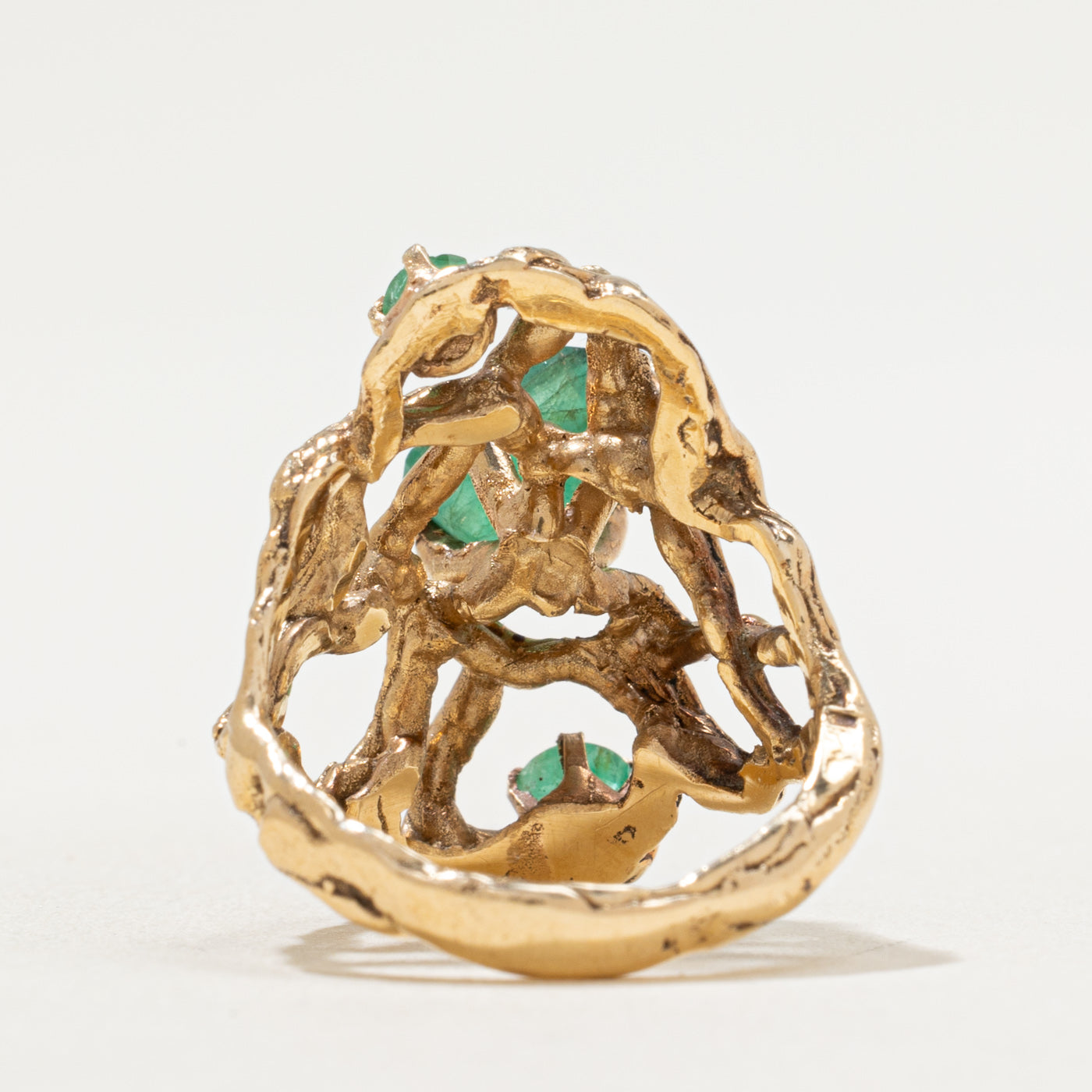 Bague cocktail émeraude | 1,28 ct | Taille 5