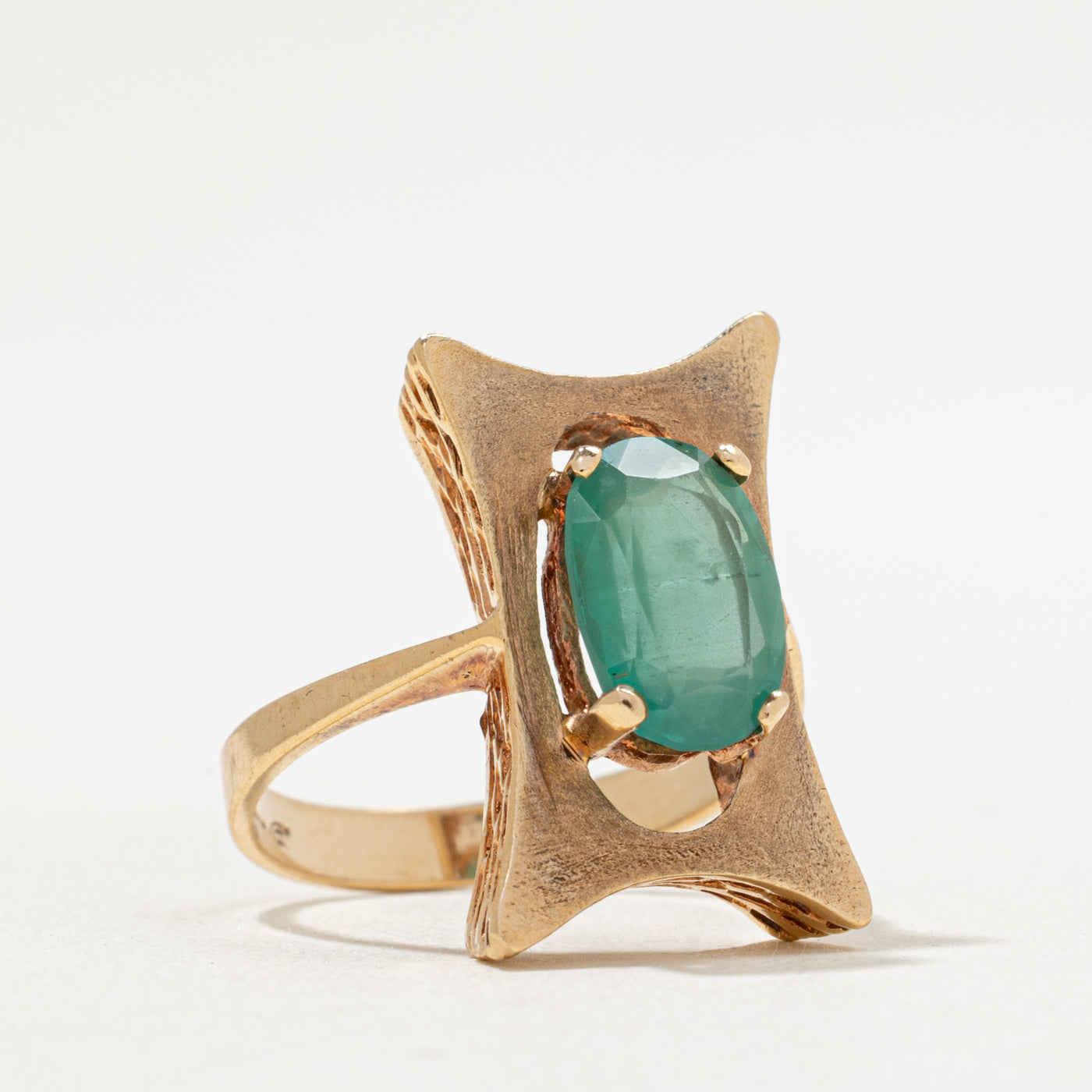 Bague émeraude unique | 1,50 ct | Taille 6