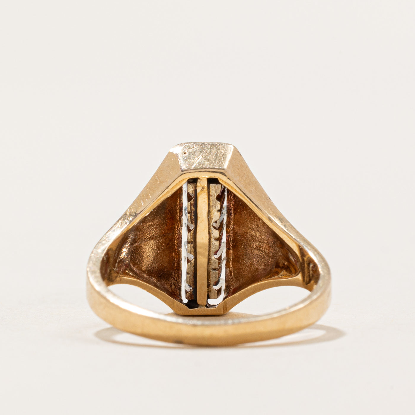 Garnet Column Ring | 0.06ctw | SZ 4.5