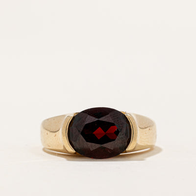 Single Stone Garnet Ring | 2.85ct | SZ 6.25