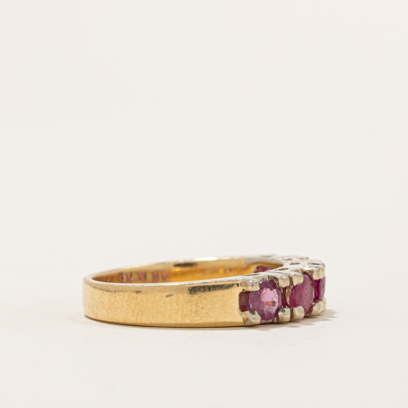 Five Stone Ruby Ring | 0.75ctw | SZ 6.75