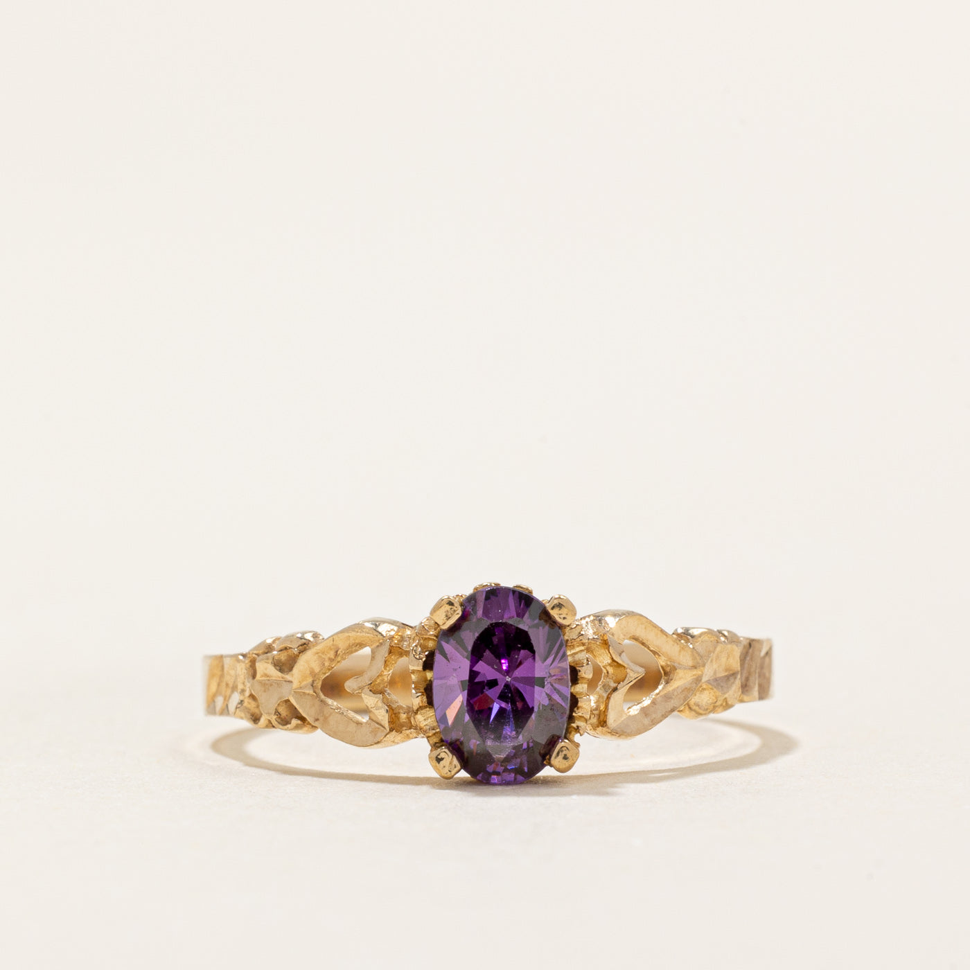 Oval Cut Amethyst Ring | 0.40ct | SZ 6.25