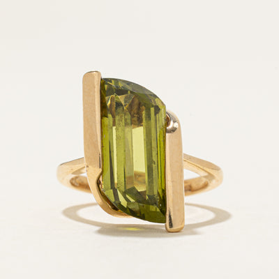 Tension Set Synthetic Spinel Cocktail Ring | 7.50ct | SZ 5.75