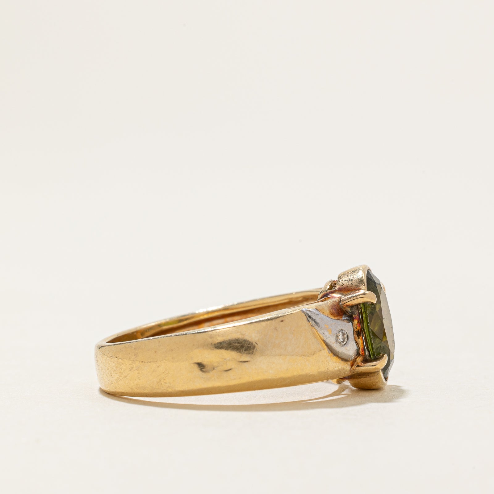 Synthetic Spinel & Diamond Ring | 1.90ct, 0.02ctw | SZ 7.75