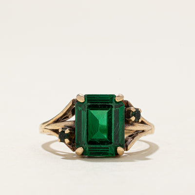 'Birks' Solitaire Synthetic Spinel Ring | 3.75ctw | SZ 6.75
