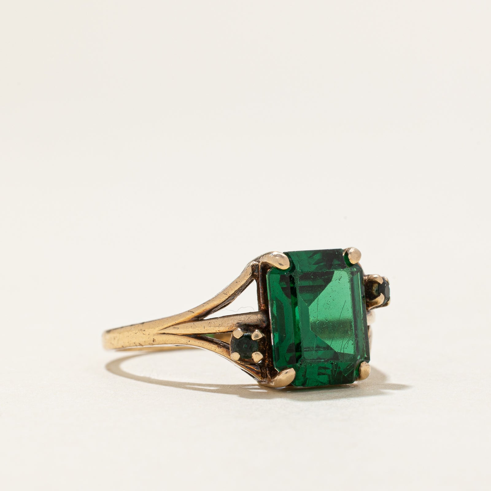 'Birks' Solitaire Synthetic Spinel Ring | 3.75ctw | SZ 6.75