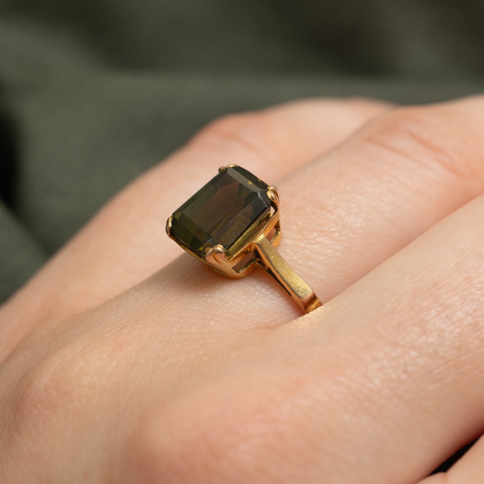 Emerald Cut Zircon Ring | 4.00ct | SZ 6.25