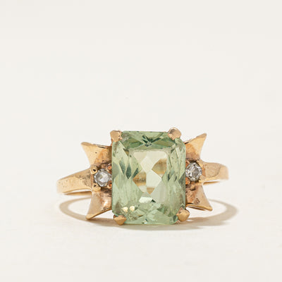 Synthetic Spinel & Diamond Cocktail Ring | 4.00ct, 0.06ctw | SZ 7.5