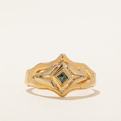 Synthetic Spinel Abstract Ring | 0.08ct | SZ 8