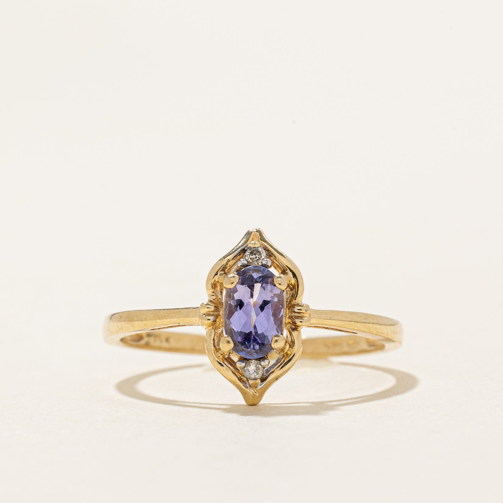 Tanzanite & Diamond Ring | 0.45ct | 0.02ctw | SZ 8
