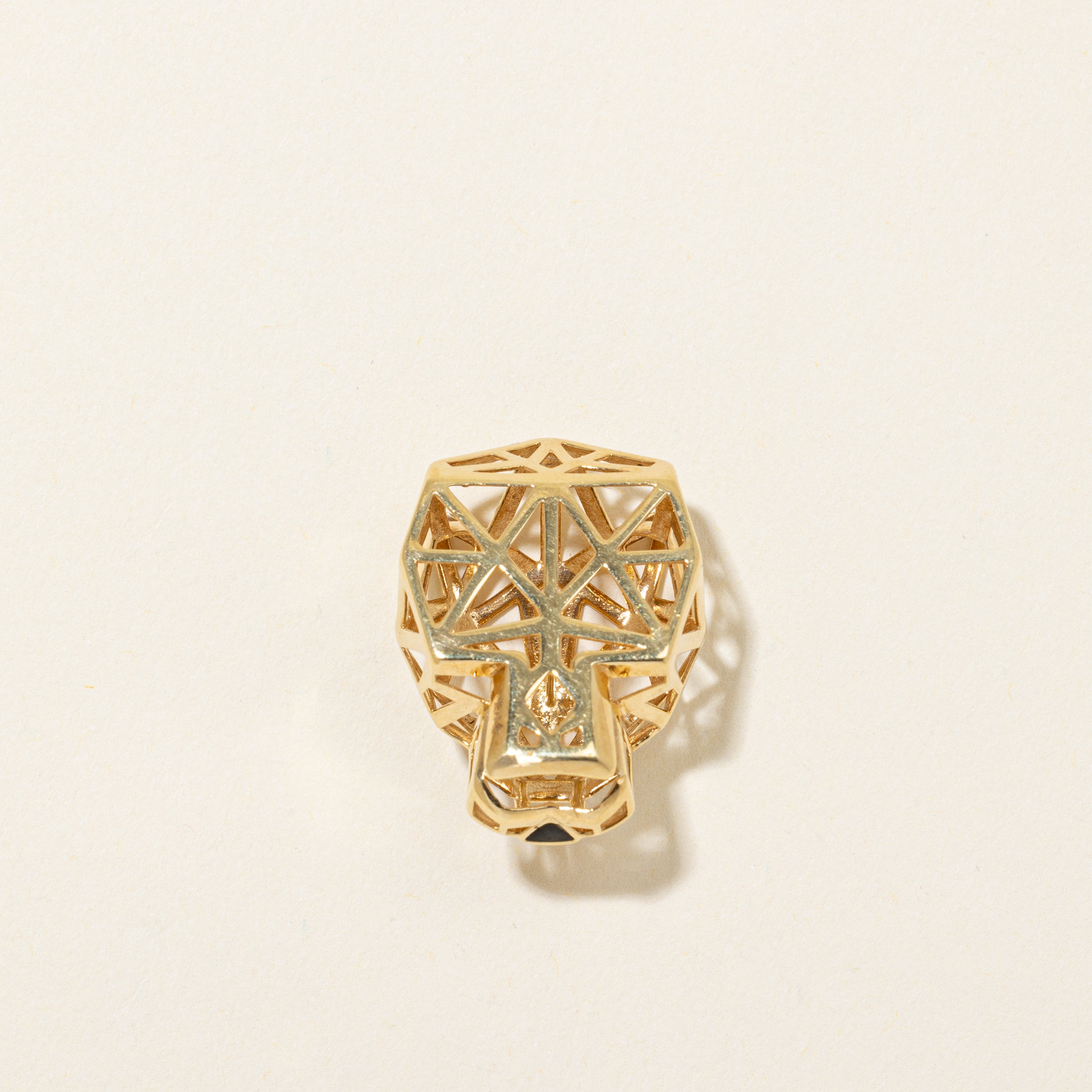 Paste Panther Head Pendant | 0.12ctw
