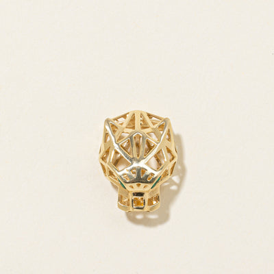 Paste Panther Head Pendant | 0.04ctw