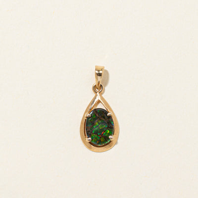 Ammolite Pear Shaped Pendant | 0.90ct