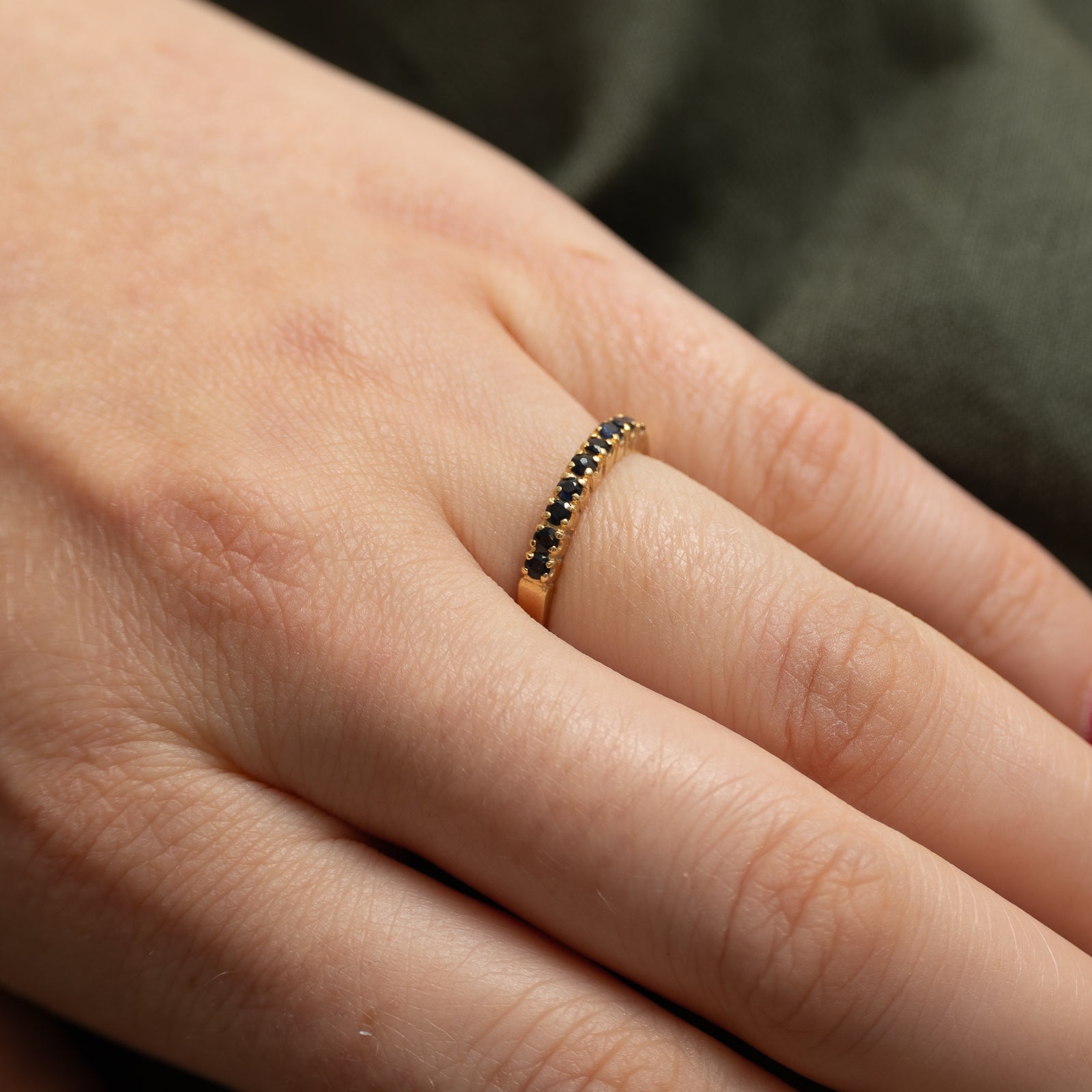 Semi Eternity Sapphire Band | 0.25ctw | SZ 5.75