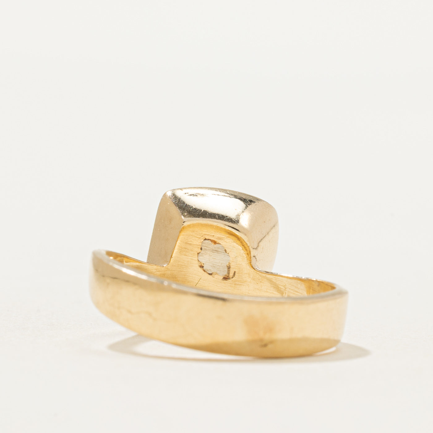 Bague abstraite en diamant bleu | 0,50 ct | Taille 4,5