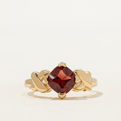 Solitaire Garnet Ring | 1.50ct | SZ 8