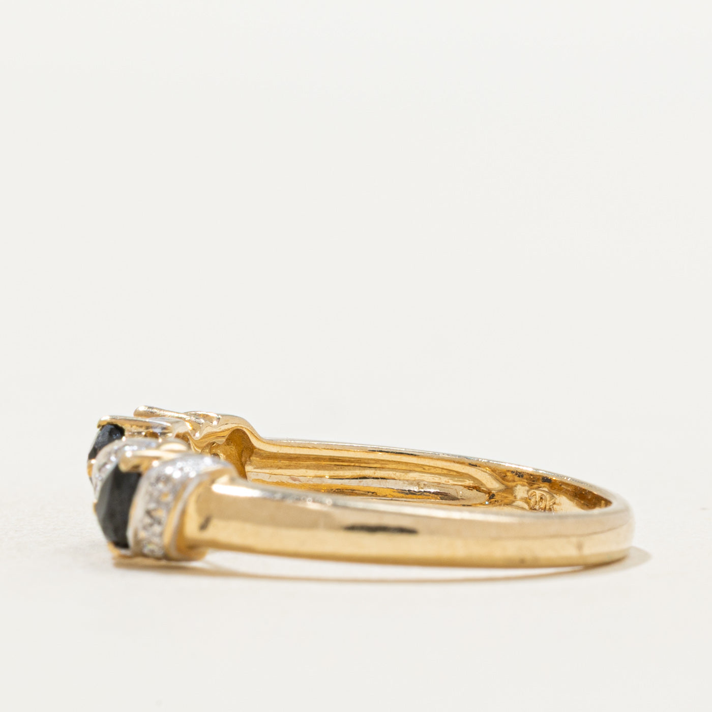 Sapphire & Diamond Ring | 0.50ctw, 0.03ctw | SZ 6.75