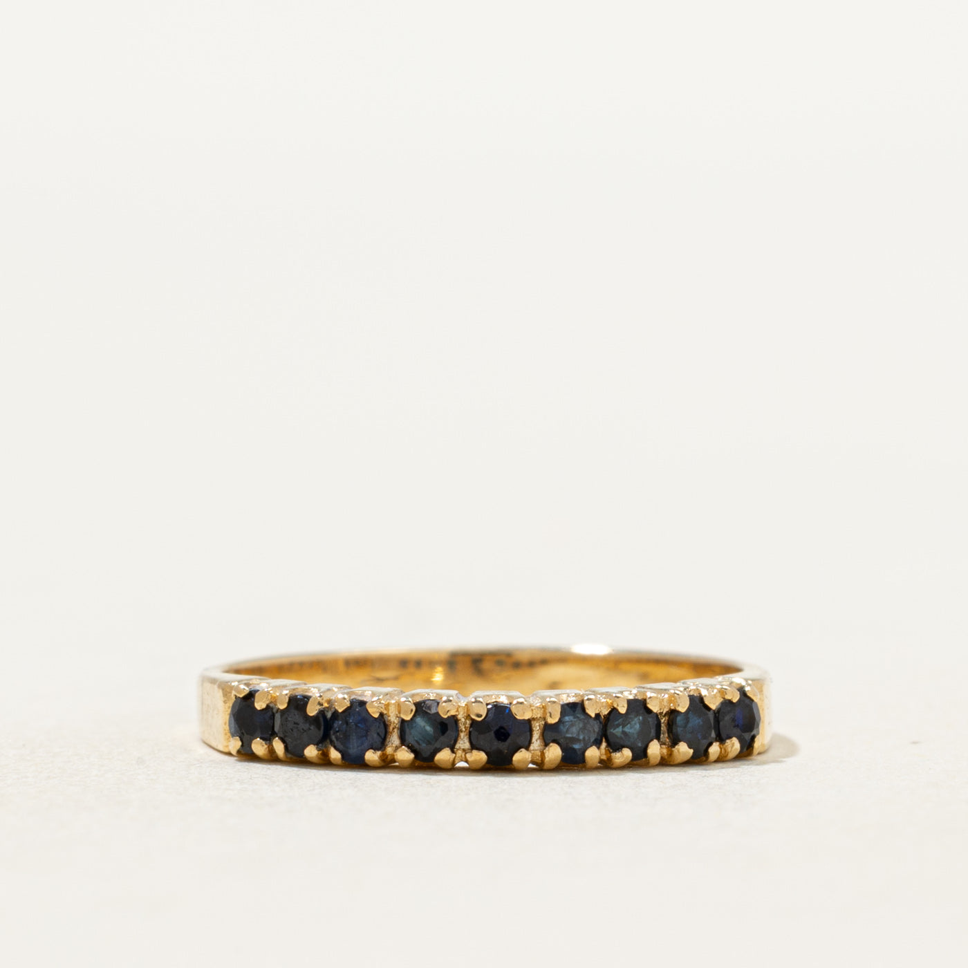 Semi Eternity Sapphire Band | 0.25ctw | SZ 5.75