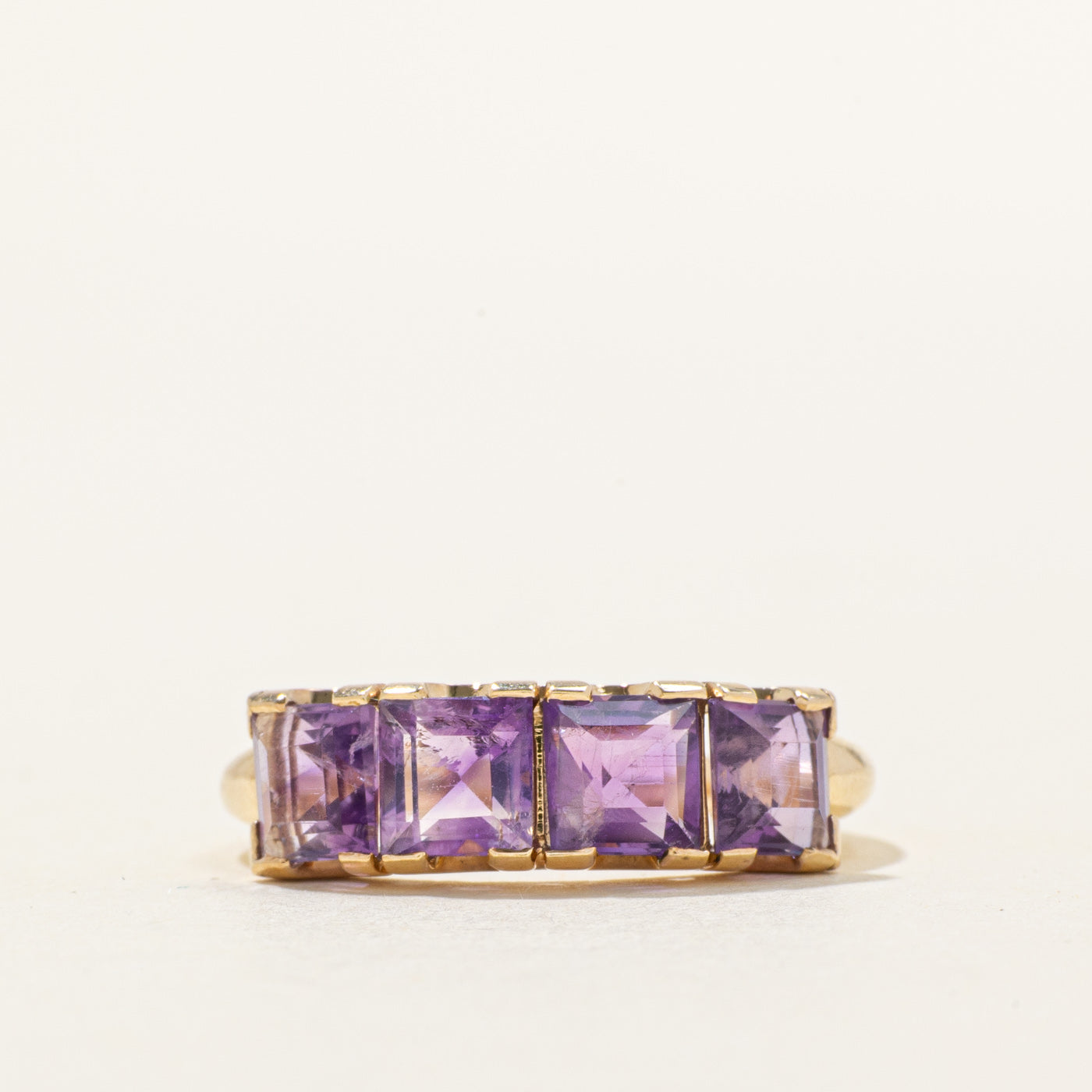 Four-Stone Amethyst Ring | 1.80ctw | SZ 6.5