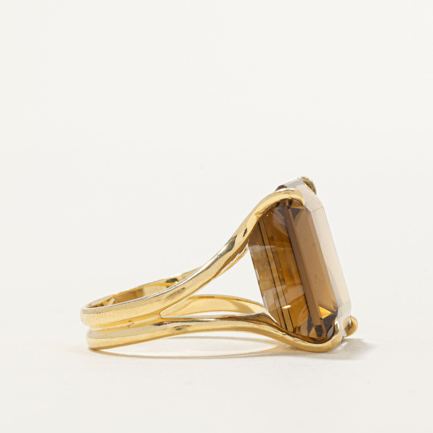 Smoky Citrine Cocktail Ring | 12.00ct | SZ 5.75