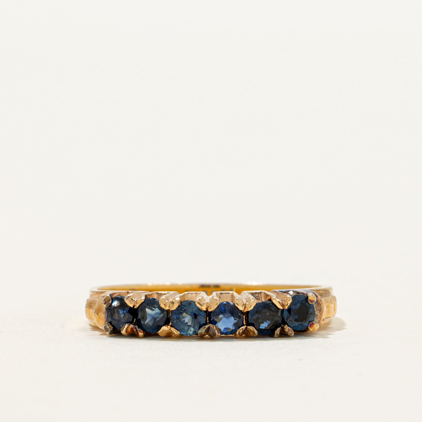 Semi-Eternity Sapphire Ring | 0.35ctw | SZ 6.25